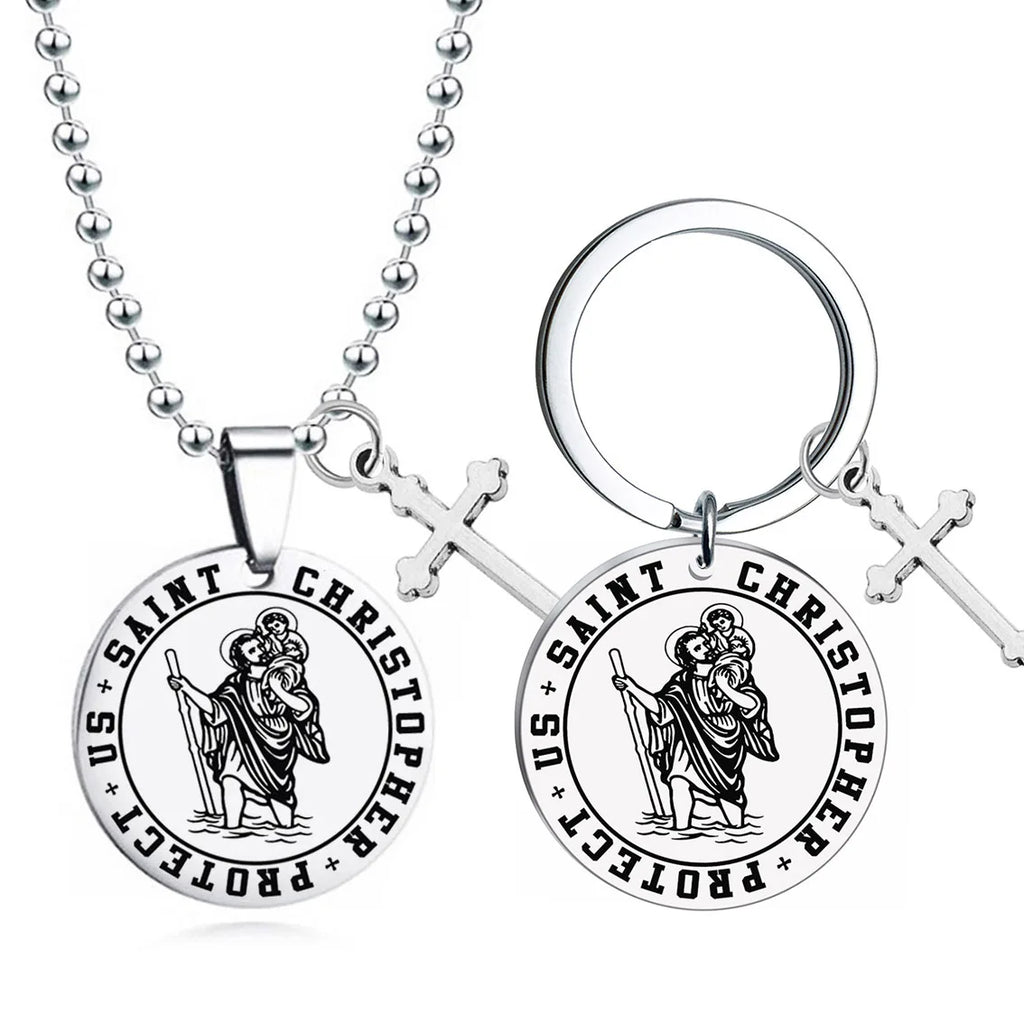 Saint Christopher Keychain